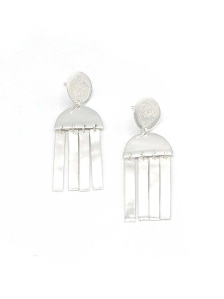 Cloud Silver Earrings