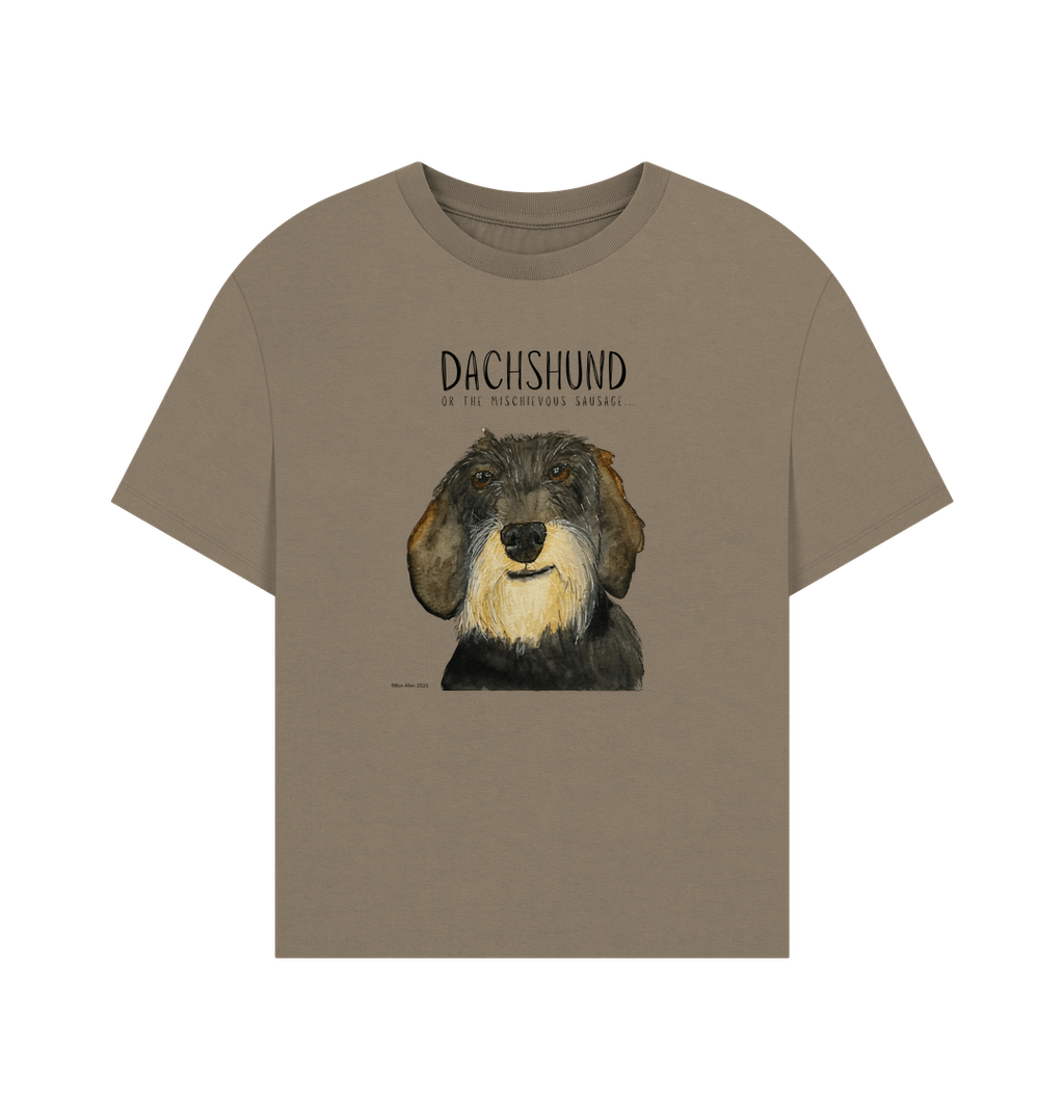 Charming & Cozy: The Wire Haired Dachshund Women's Relaxed Fit T-Shirt