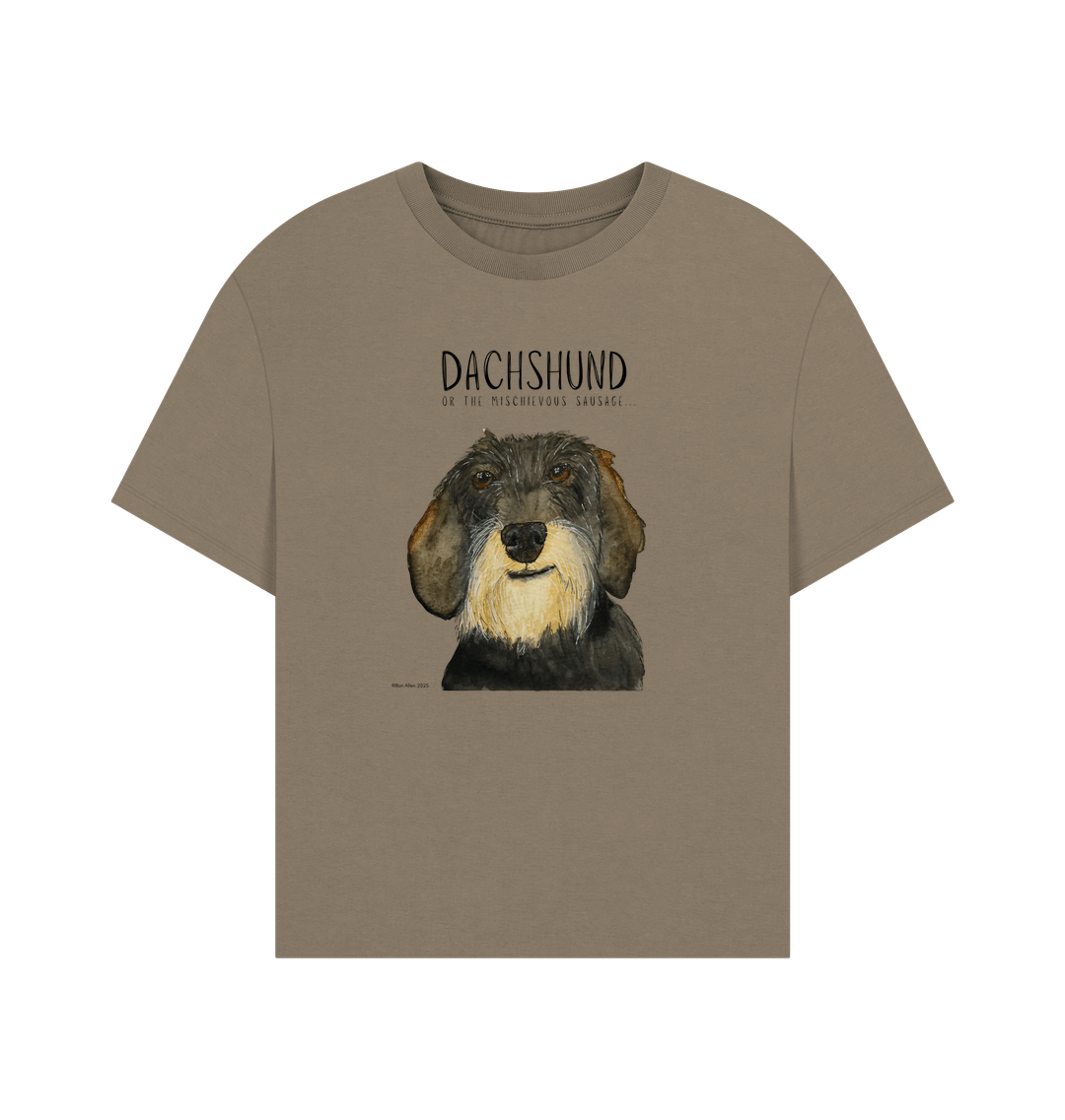 Charming & Cozy: The Wire Haired Dachshund Women's Relaxed Fit T-Shirt