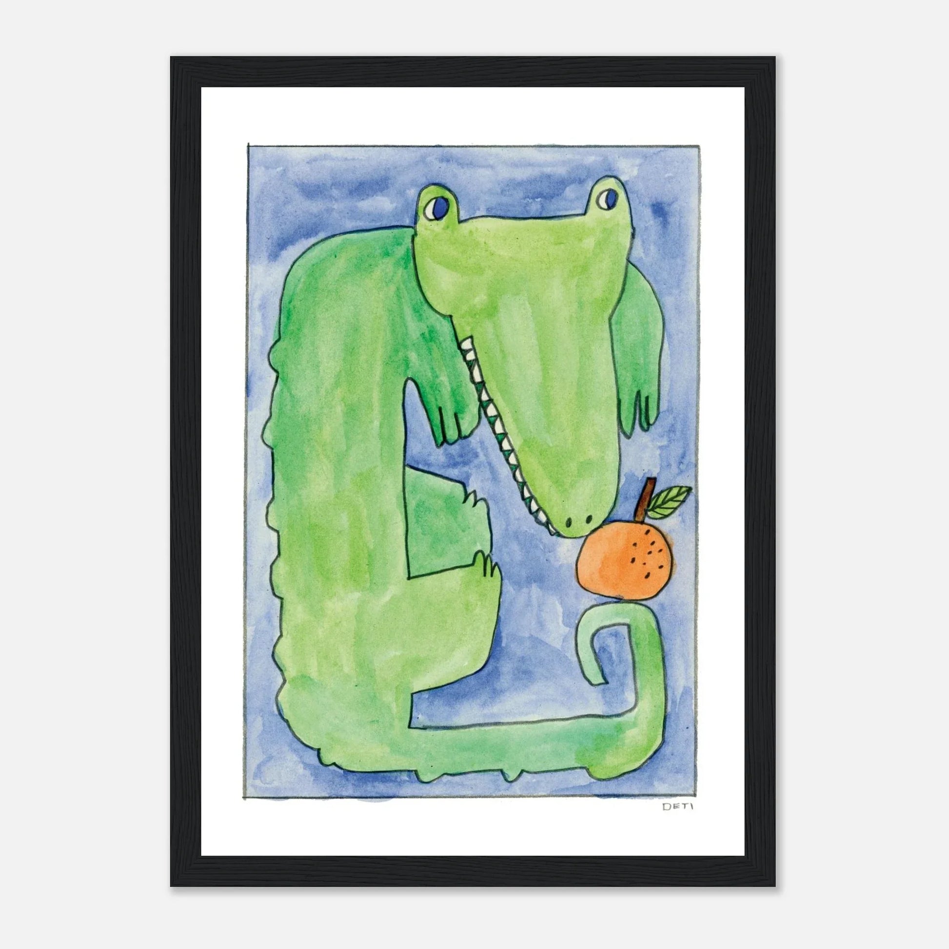 Florida Gator Framed Print by Hayley Deti