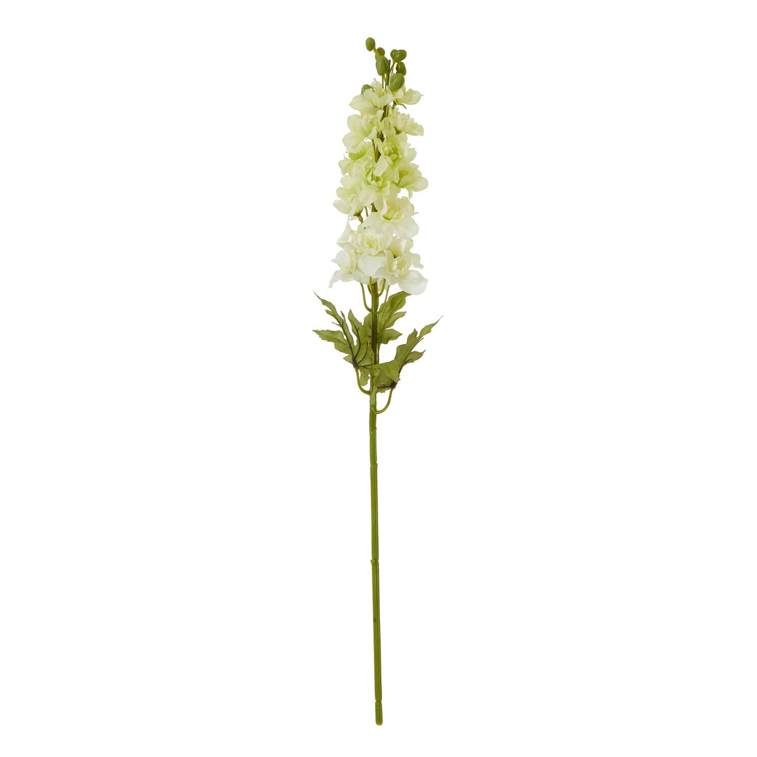 White Elatum Delphinium artificial flower stem, 78cm lifelike larkspur for cottage decor by Sostter at brixbailey.com