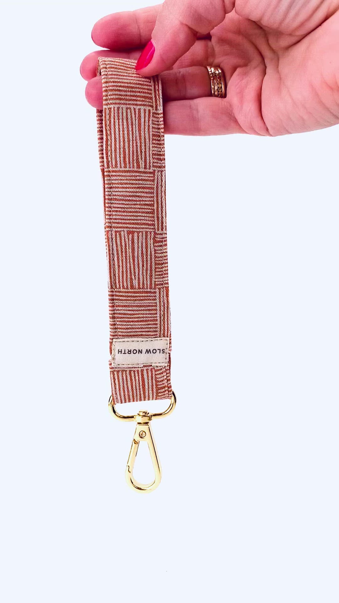 Copper Field Wristlet Keychain