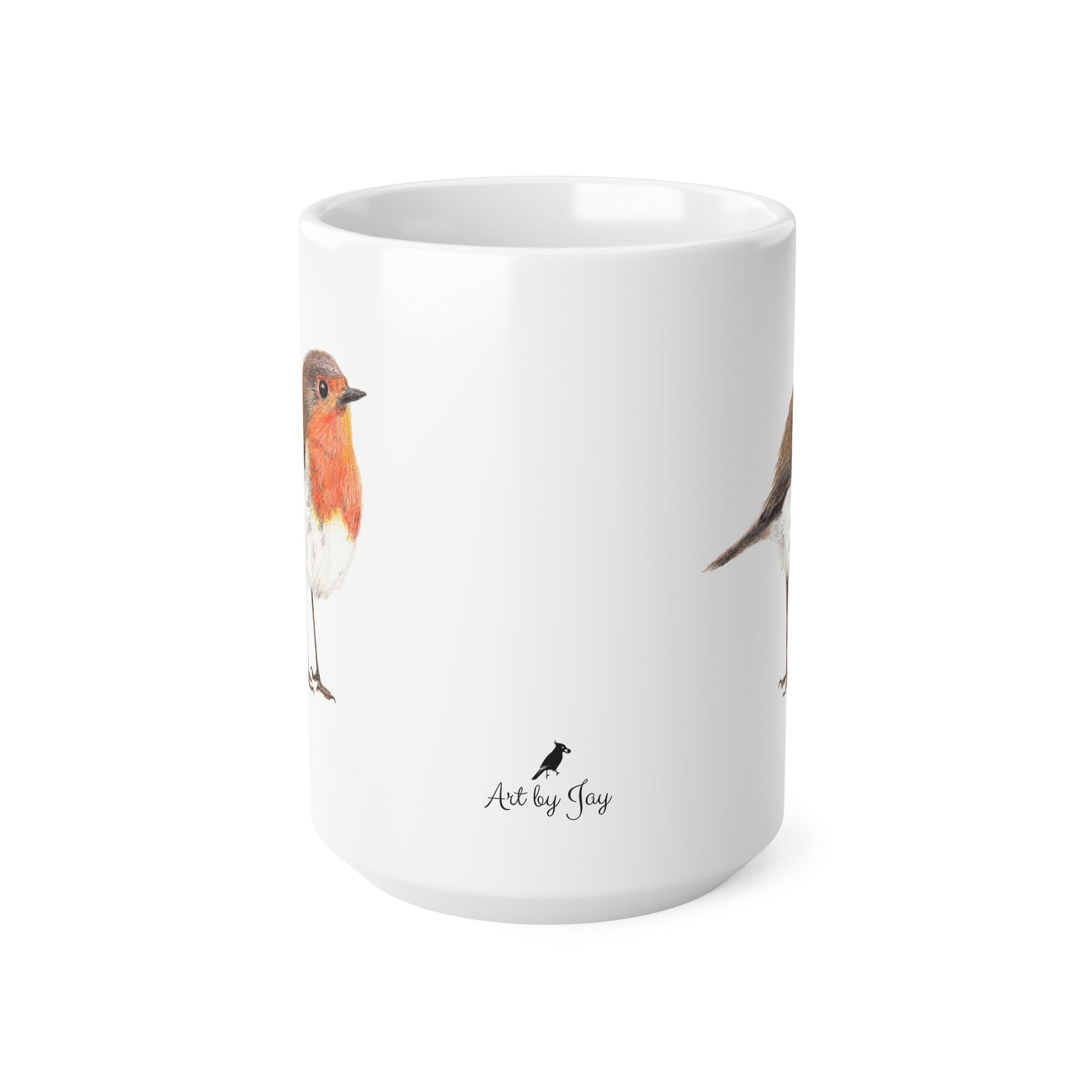 Robin Bird Mug – Ceramic Wildlife Coffee Cup