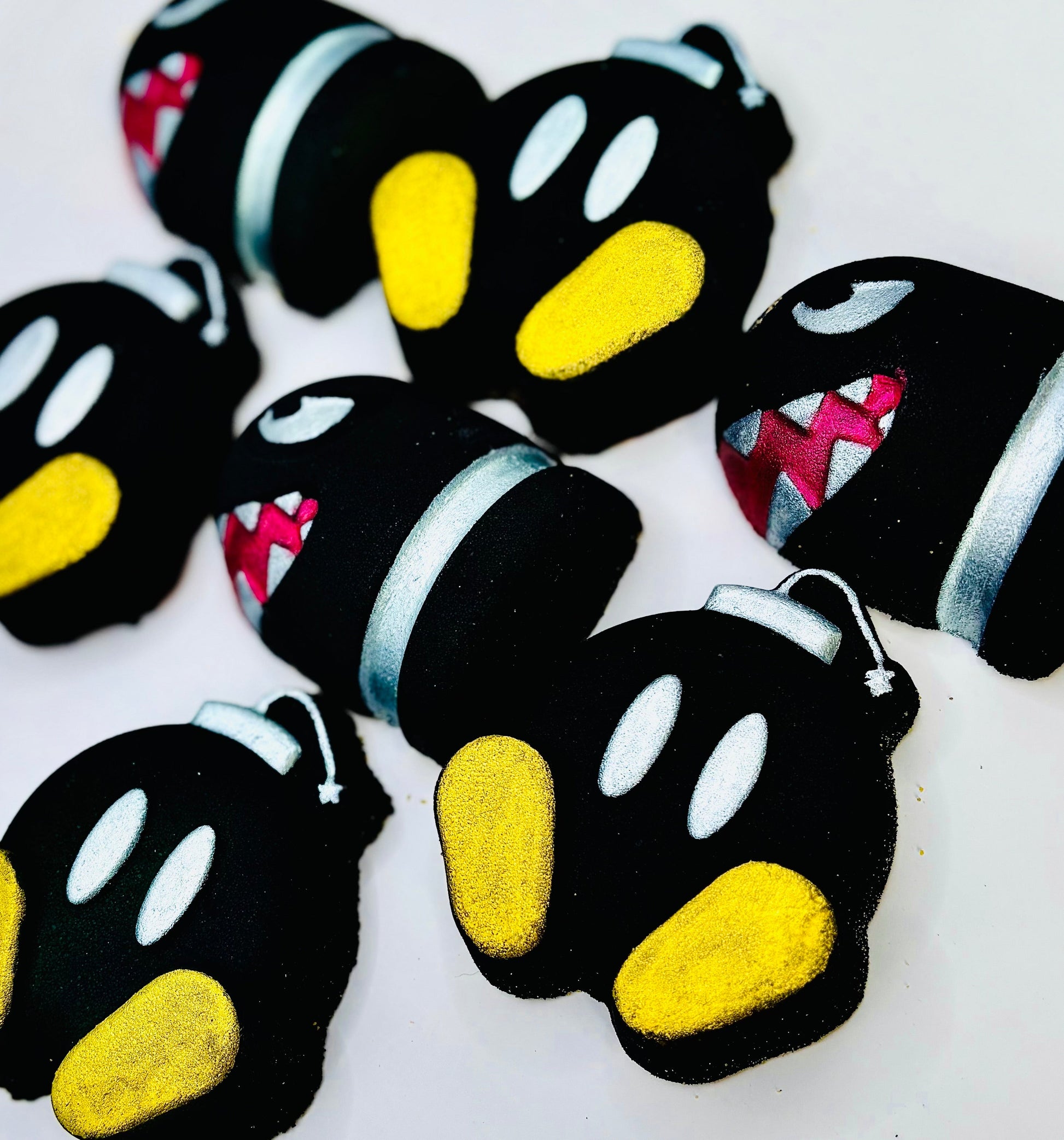 Bob Omb Bath Bomb with Sweet Almond Oil