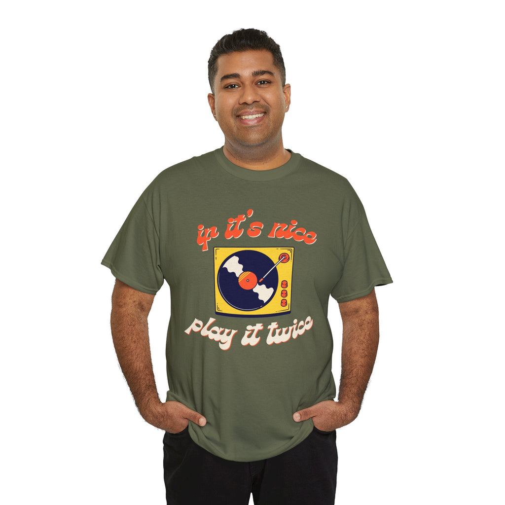 If It's Nice Play It Twice Vinyl T-Shirt