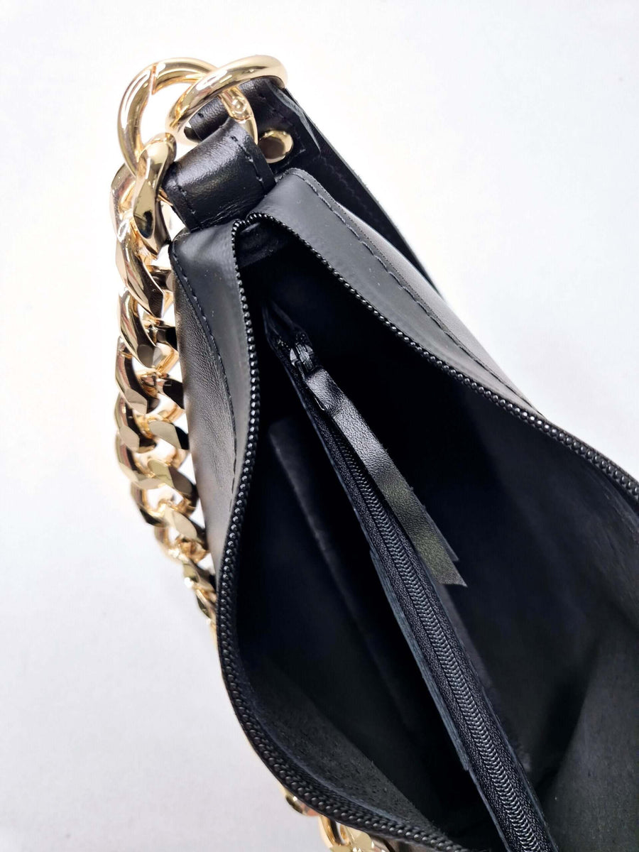 Black Sparkle Handbag – Classic Glam & Versatile Style by Zelma Kraft at brixbailey.com