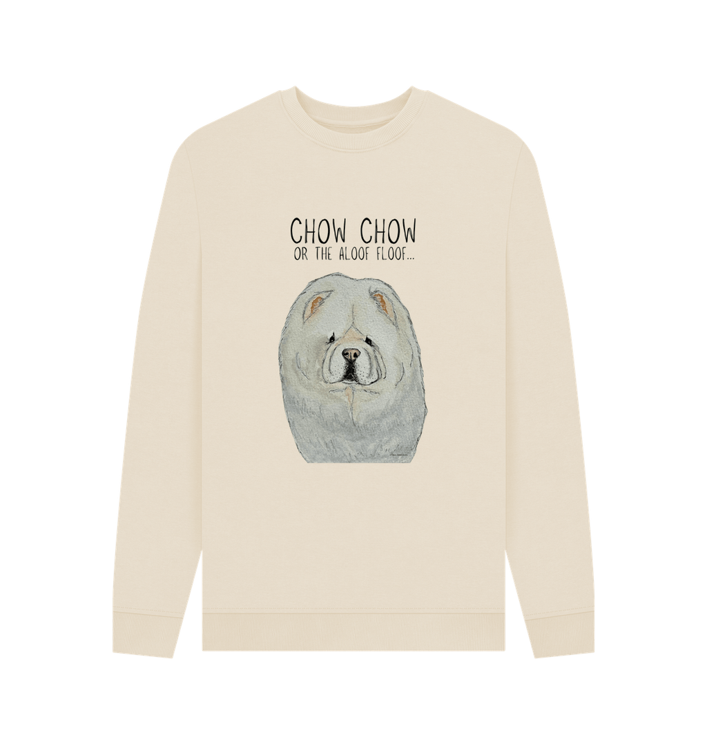 Cream Chow Chow Men's Crewneck Sweatshirt – The Aloof Floof Edition