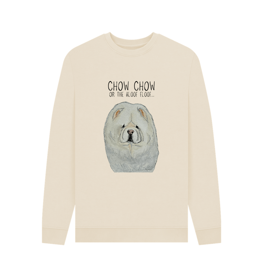 Cream Chow Chow Men's Crewneck Sweatshirt – The Aloof Floof Edition