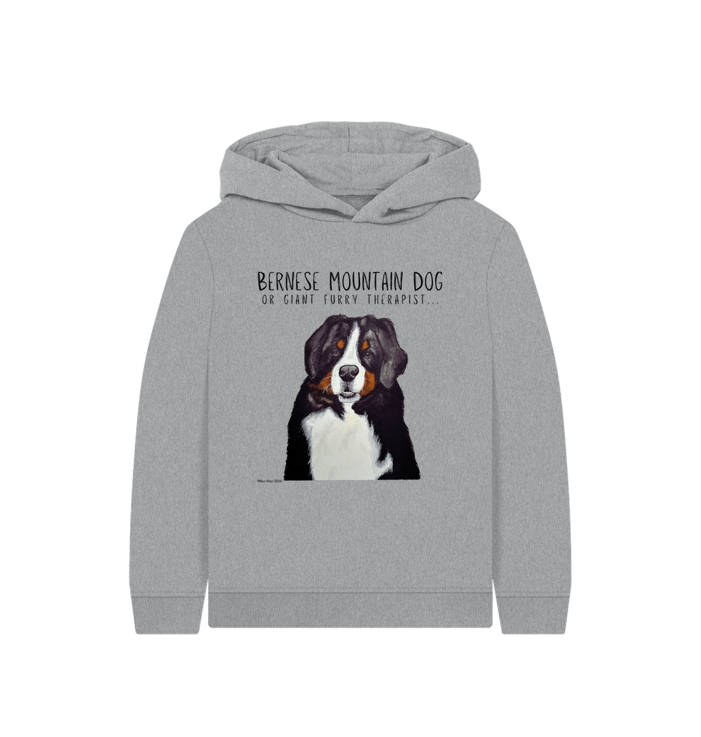 Bernese Mountain Dog Child's Hoodie – Cozy Up with a Giant Furry Therapist!