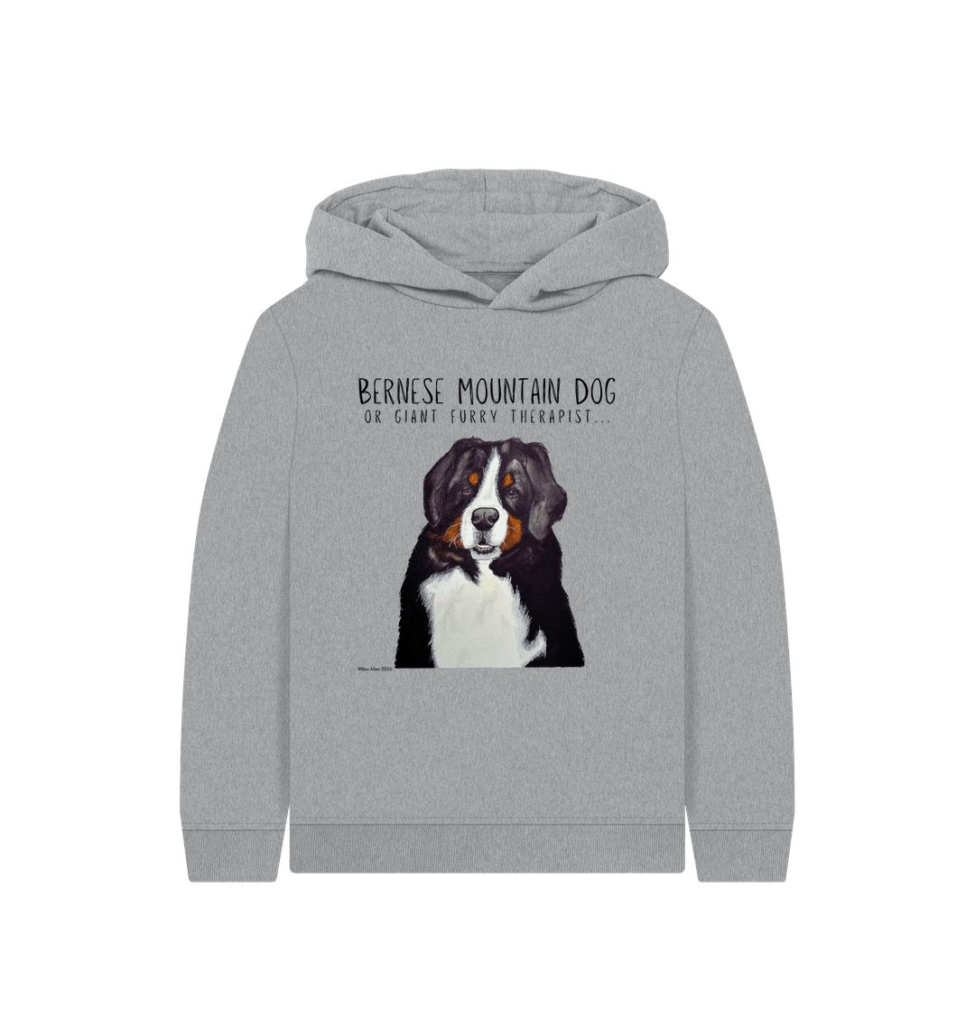 Bernese Mountain Dog Child's Hoodie – Cozy Up with a Giant Furry Therapist!