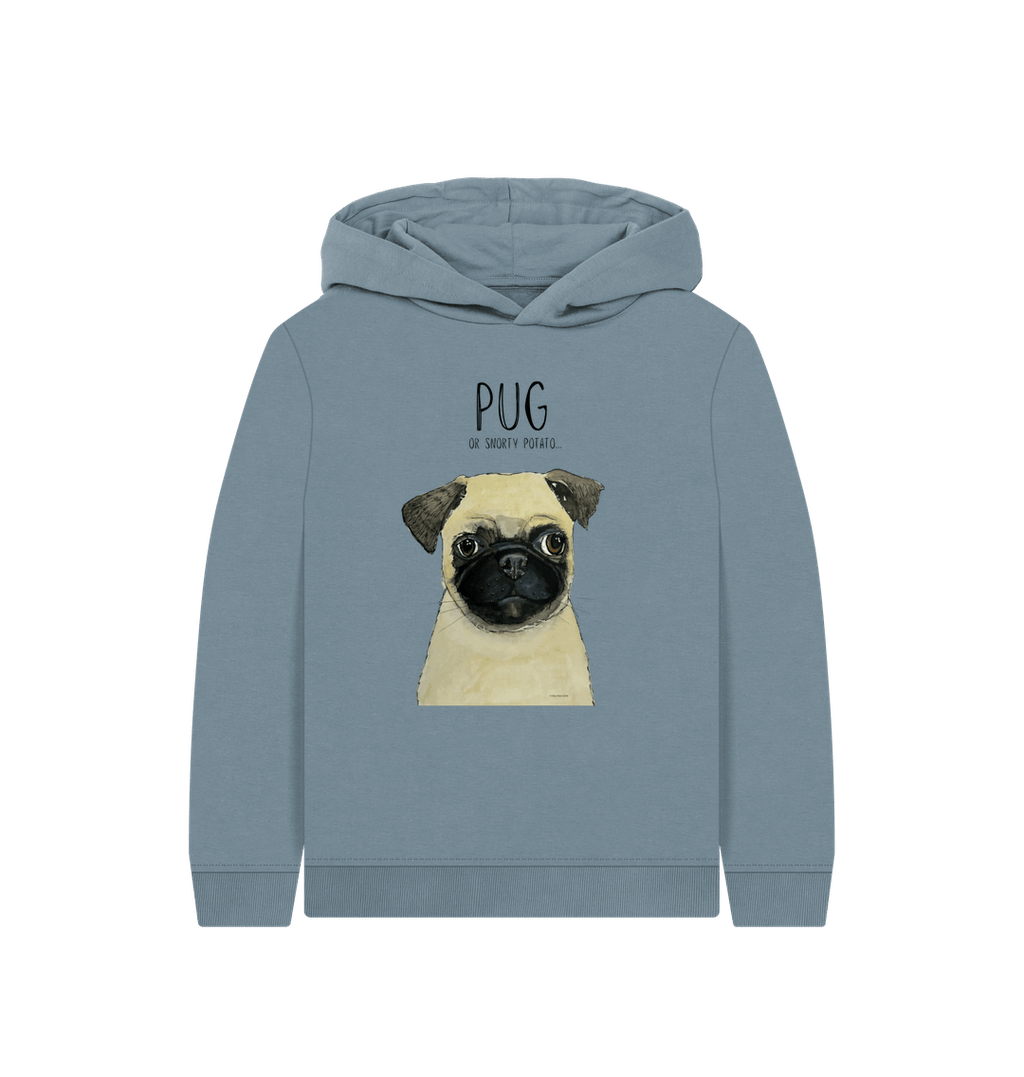 Pug-tastic Cozy Kids Hoodie – Snuggle Up in Pug Perfection!