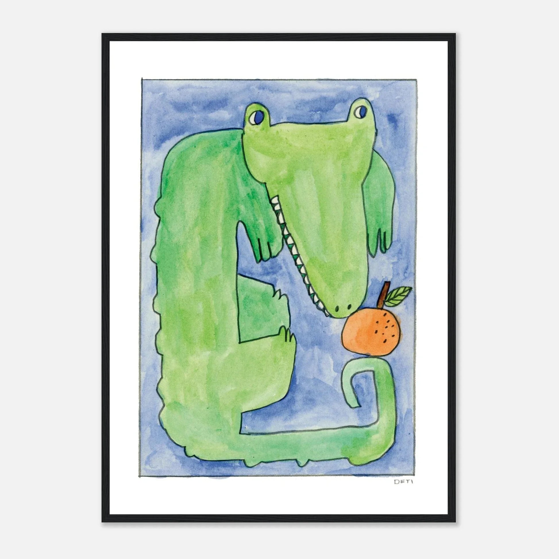 Florida Gator Framed Print by Hayley Deti