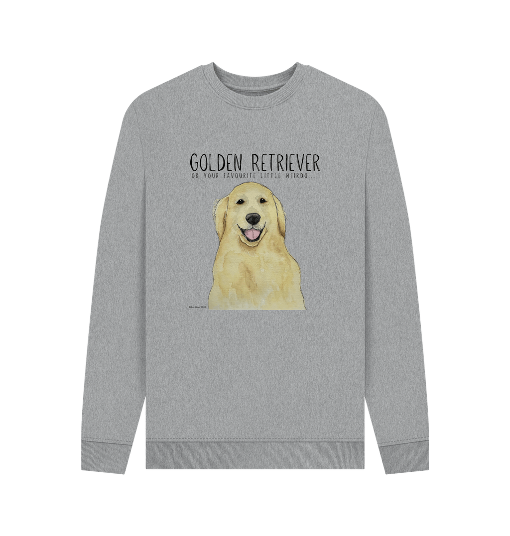 Golden Retriever Vibes: Sustainable Men’s Sweatshirt