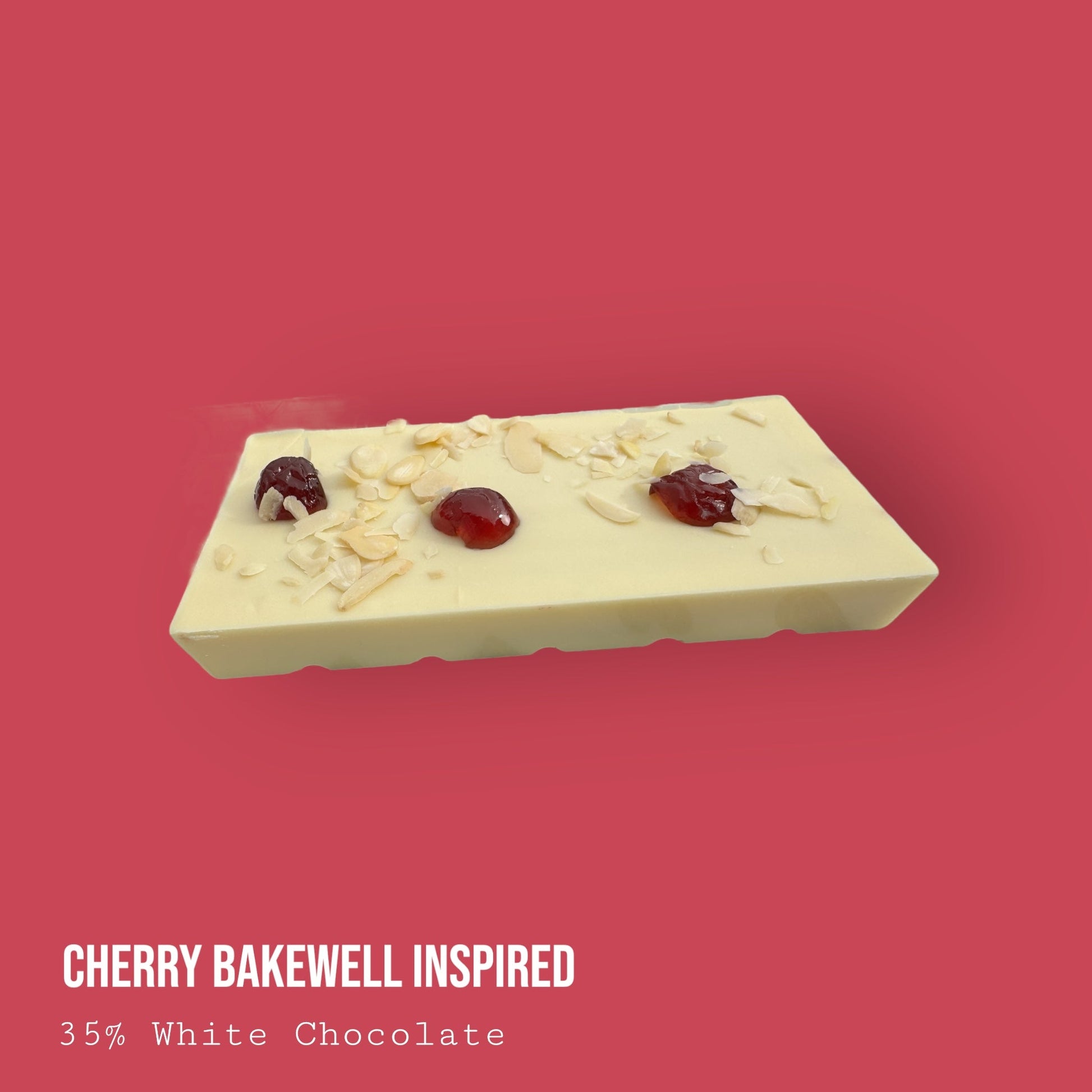 Cherry Bakewell Inspired White Chocolate Dessert Bar 245g