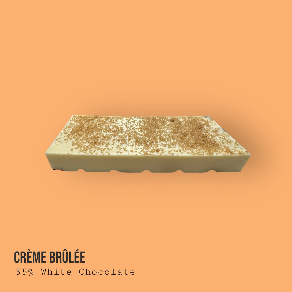 Creme Brulee Custard and Vanilla White Chocolate Dessert Bar 230g