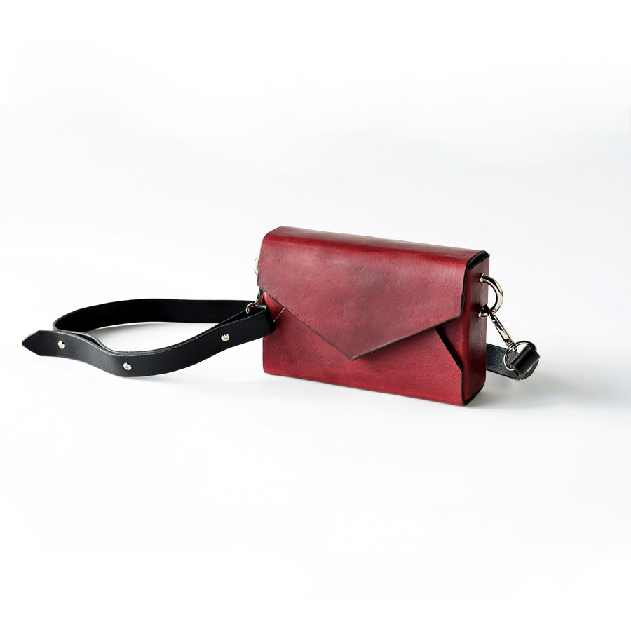 Handmade Black Leather Shoulder Bag – Versatile & Ethical by Daz Studio at www.brixbailey.com