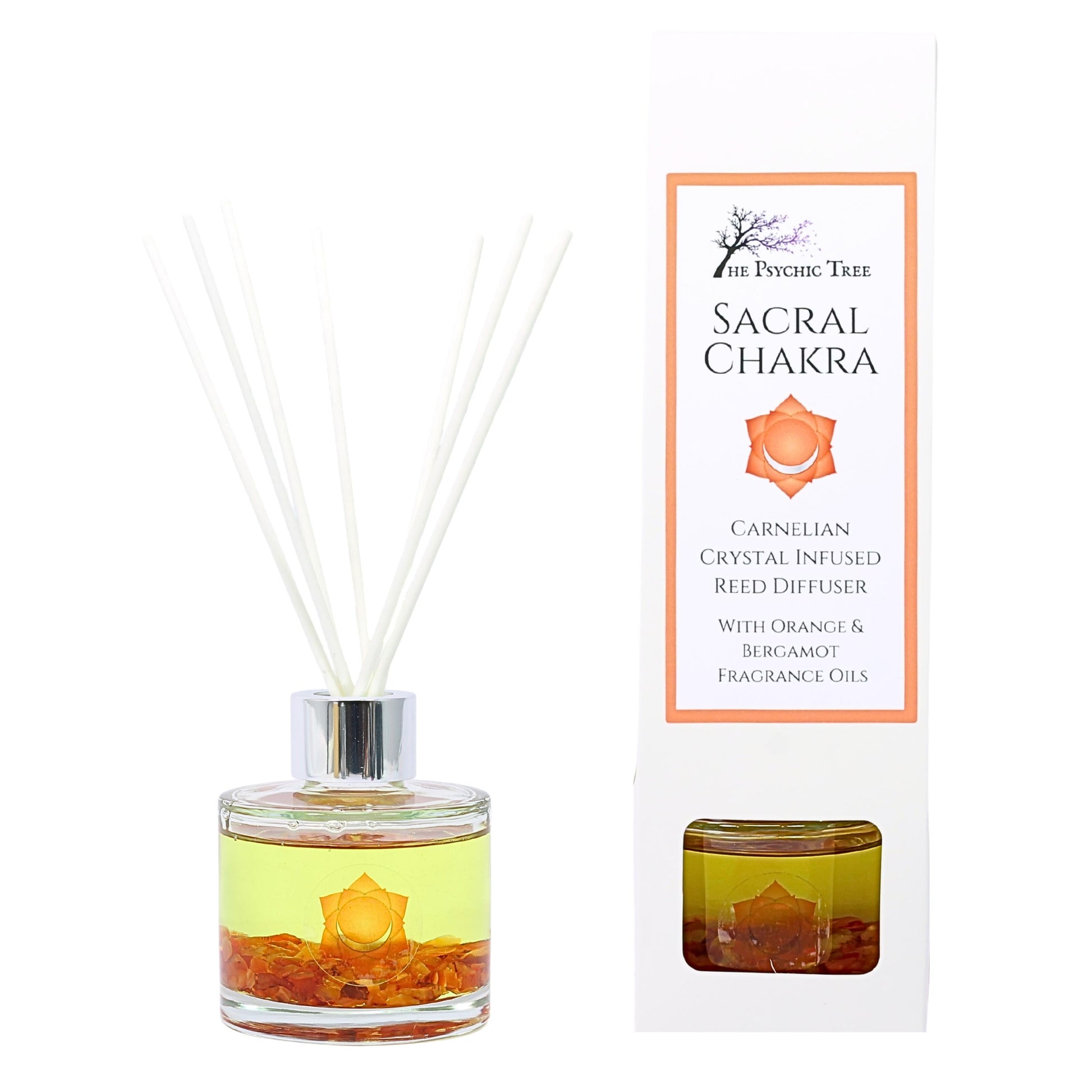 Sacral Chakra Crystal Infused Reed Diffuser