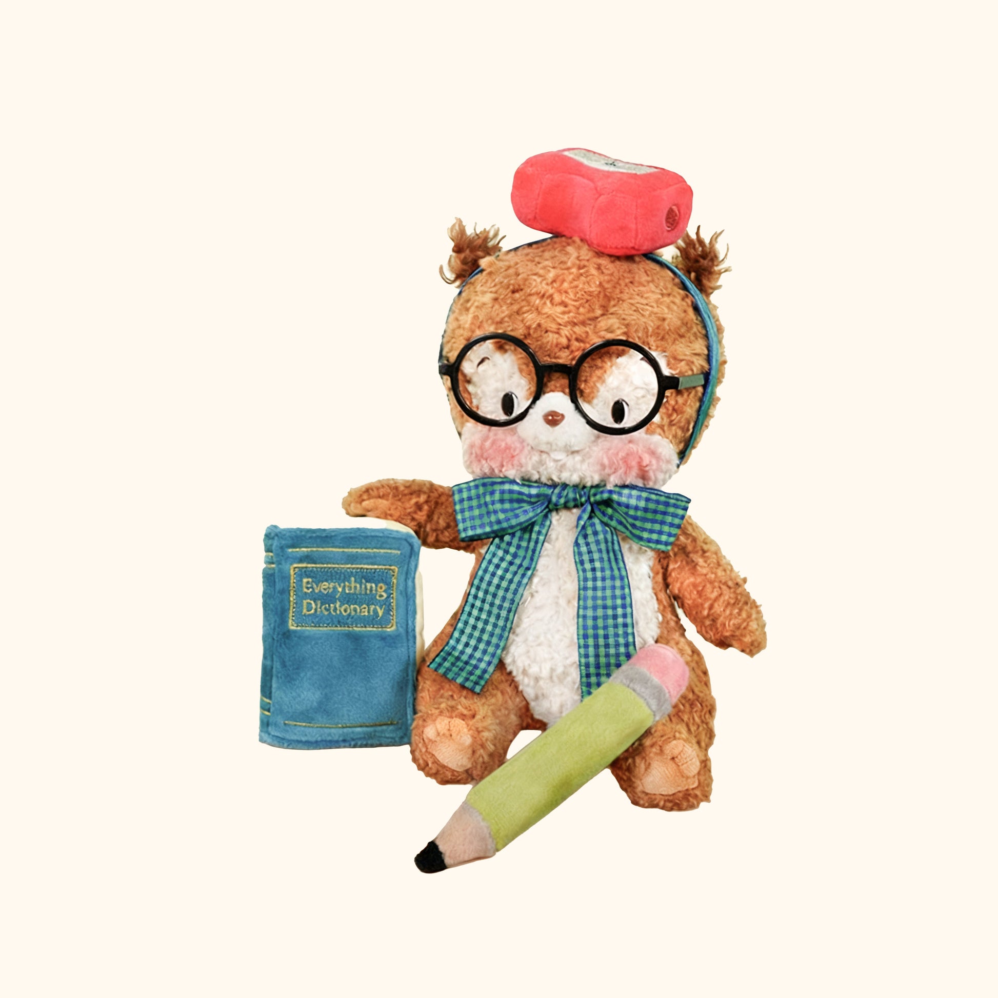 Bobotta Squirrel Plush Toy with Glasses