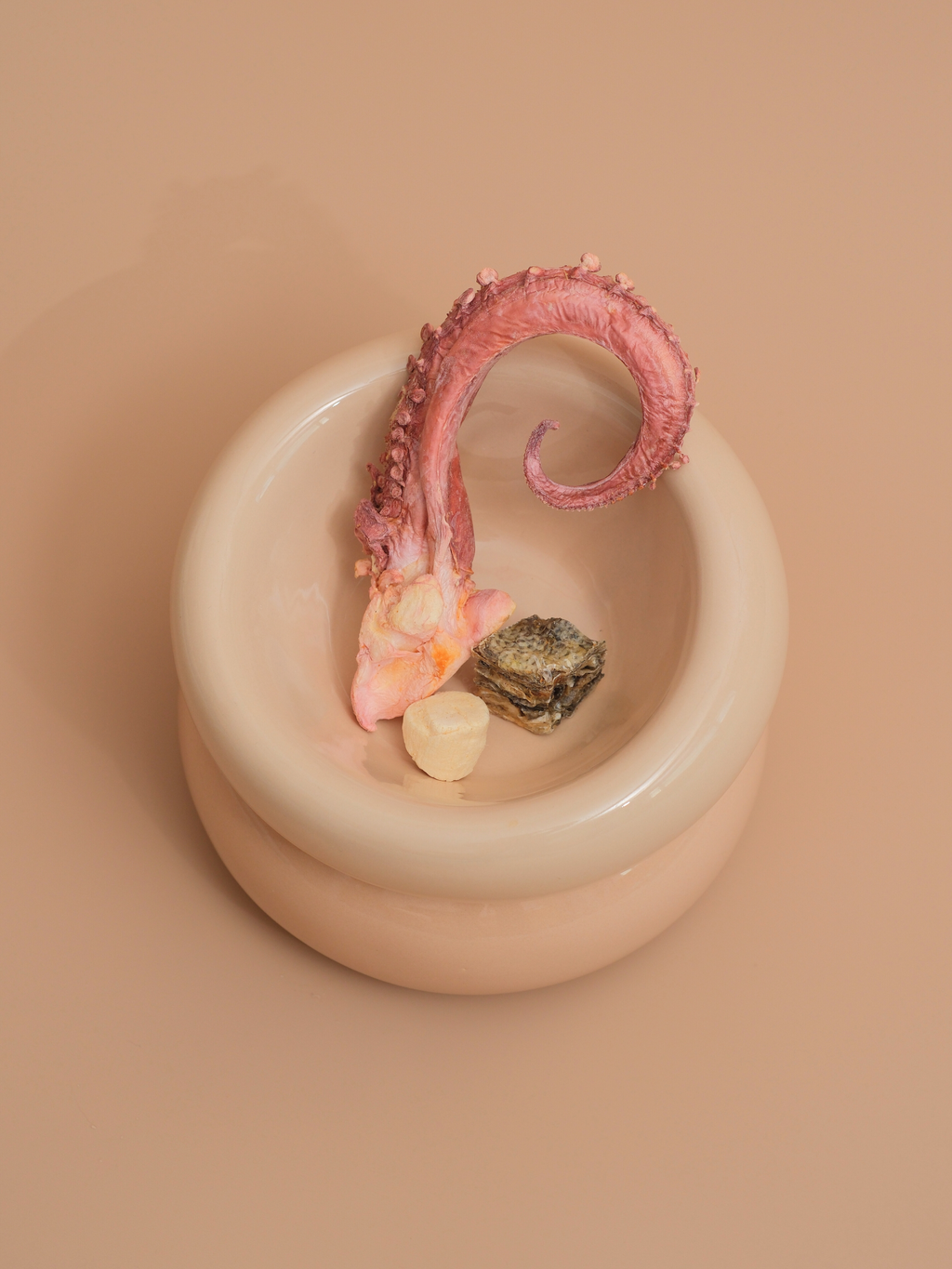 Soufflé Pet Bowl Cream Beige