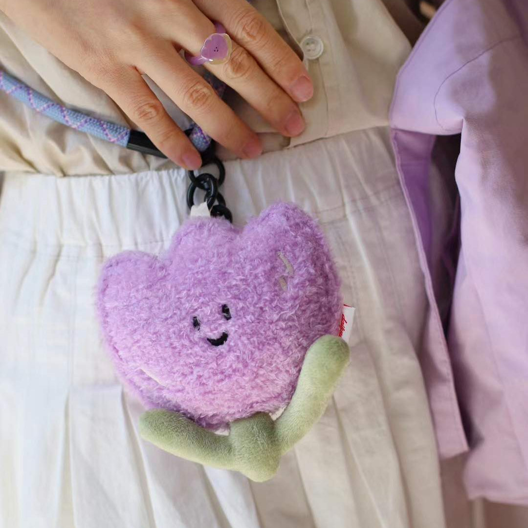 Tulip Mini Bag in Soft White Plush