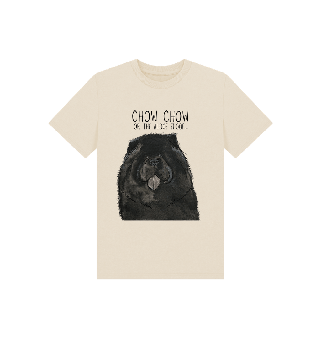 Adorable Black Chow Chow Children's T-Shirt – Cute Dog-Themed Kids' Tee