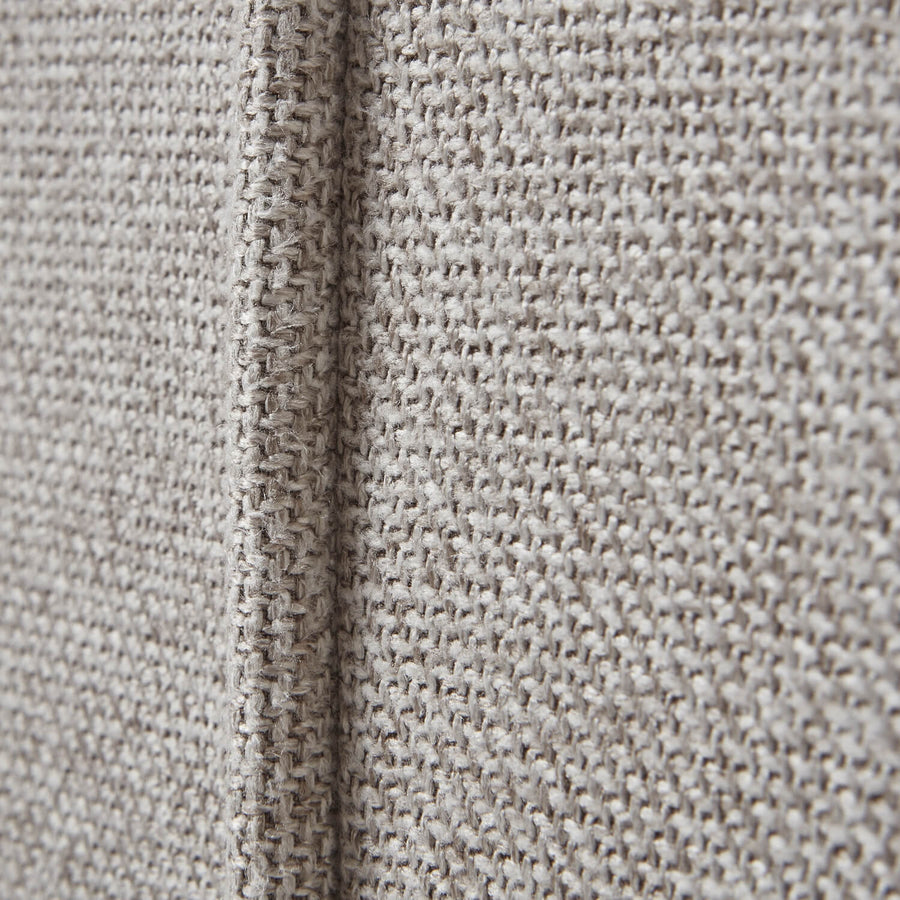 Lily swivel chair in oatmeal twill fabric with wood frame, 360-degree rotating base, modern neutral living room seating by Sostter at brixbailey.com
