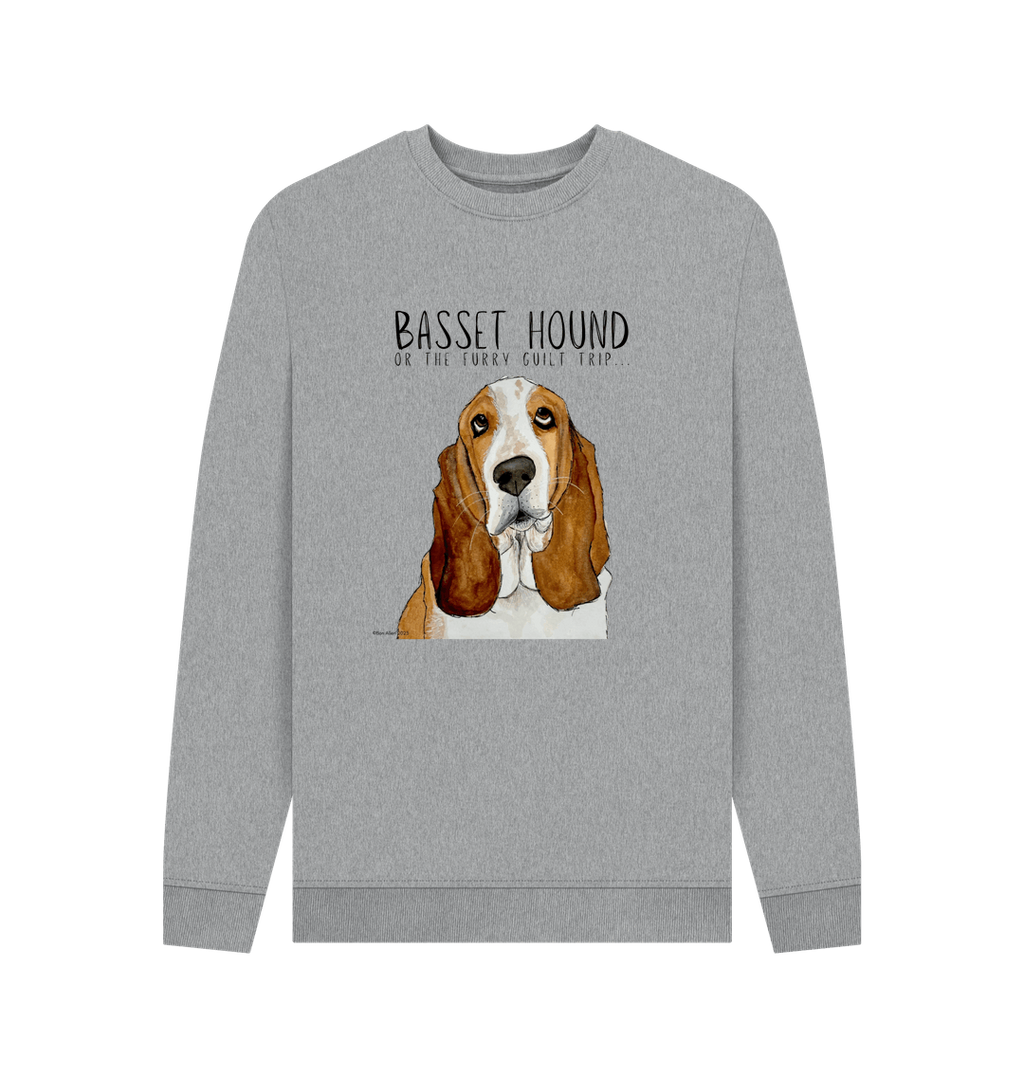 Basset Hound Crew Neck Sweatshirt: The Ultimate Furry Guilt Trip