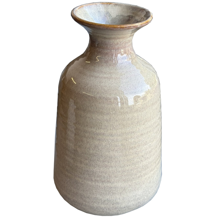 Sabbia Collection Tall Ridged Vase
