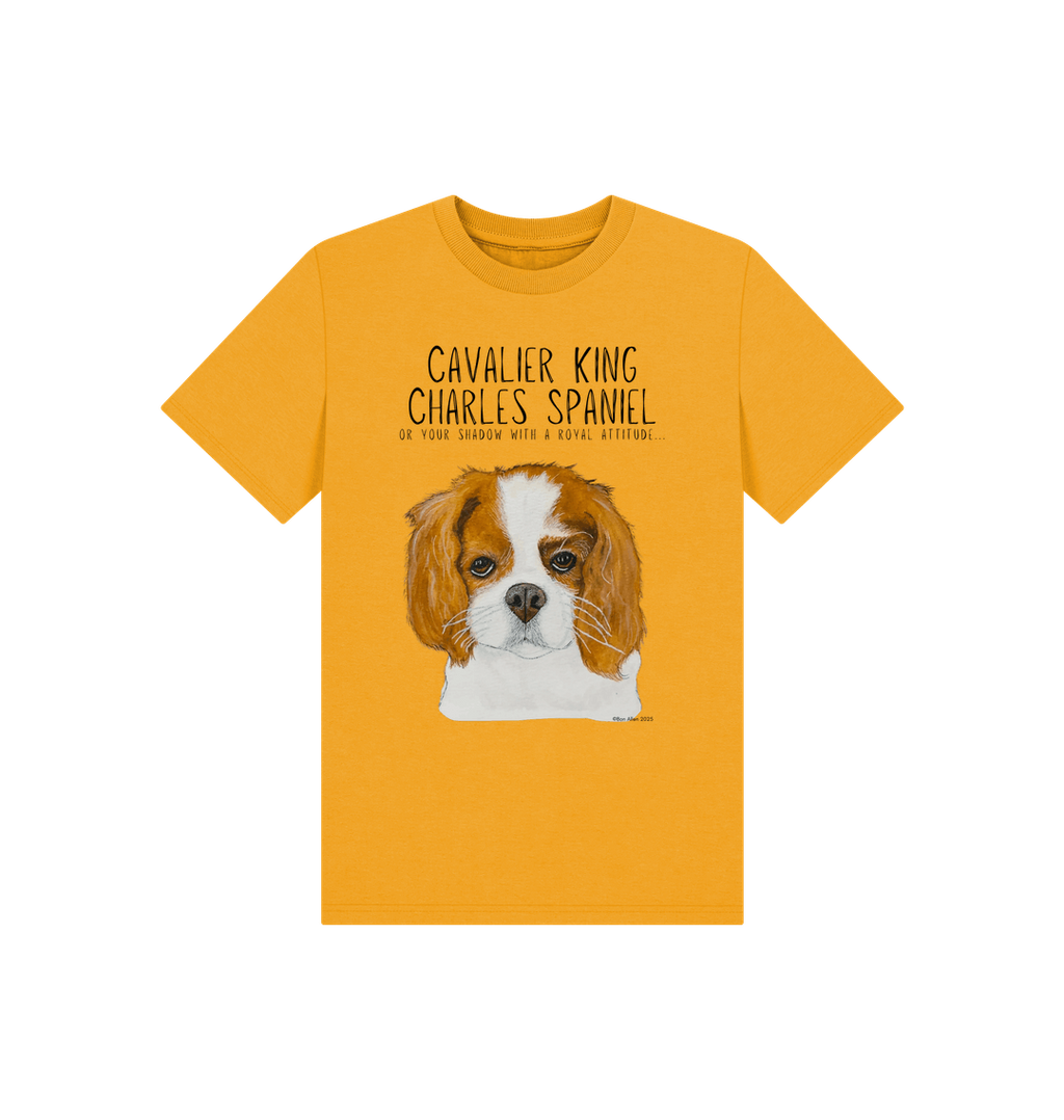 Tiny Royal, Big Attitude: Eco Kids Tee Featuring Their Noble Fluffy Shadow