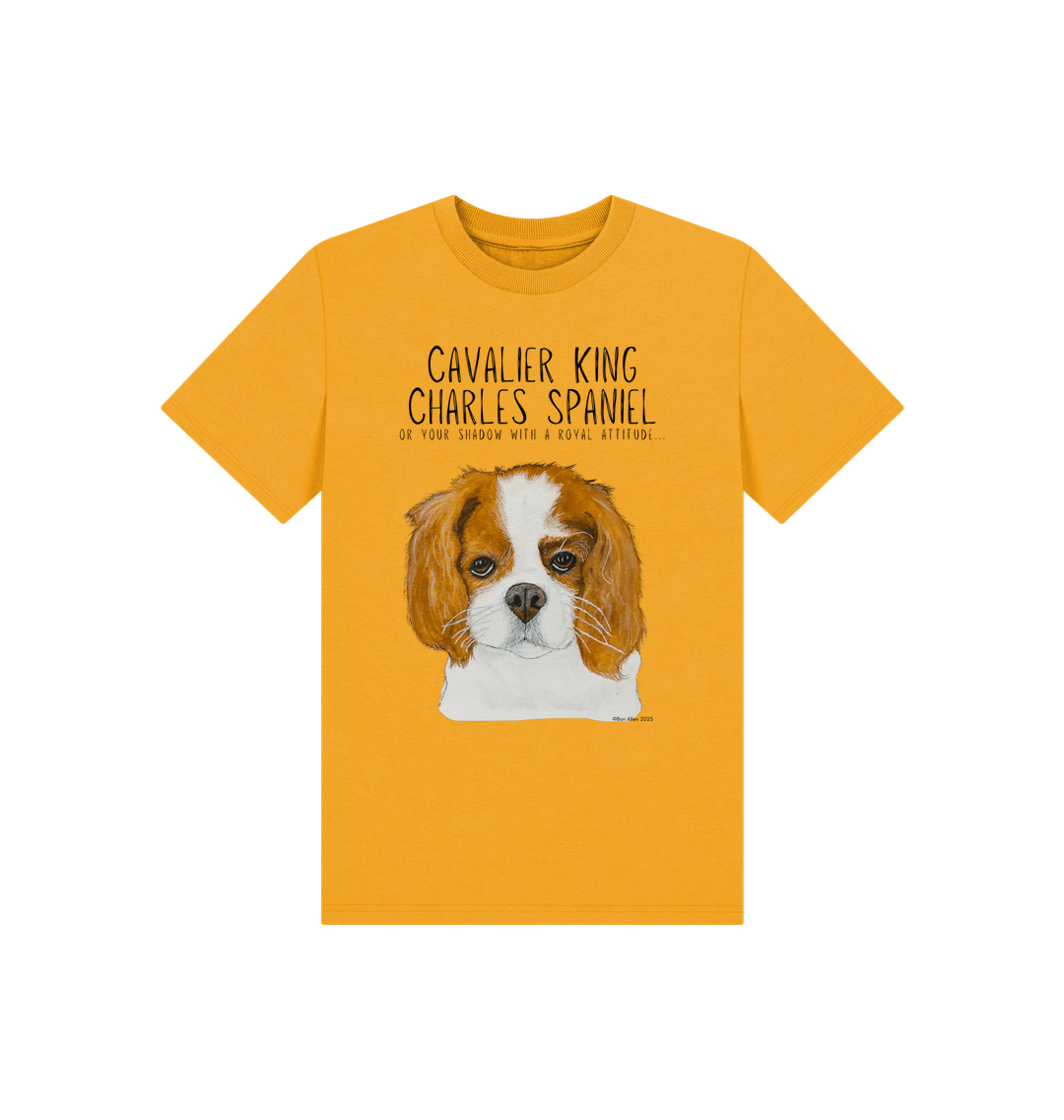 Tiny Royal, Big Attitude: Eco Kids Tee Featuring Their Noble Fluffy Shadow