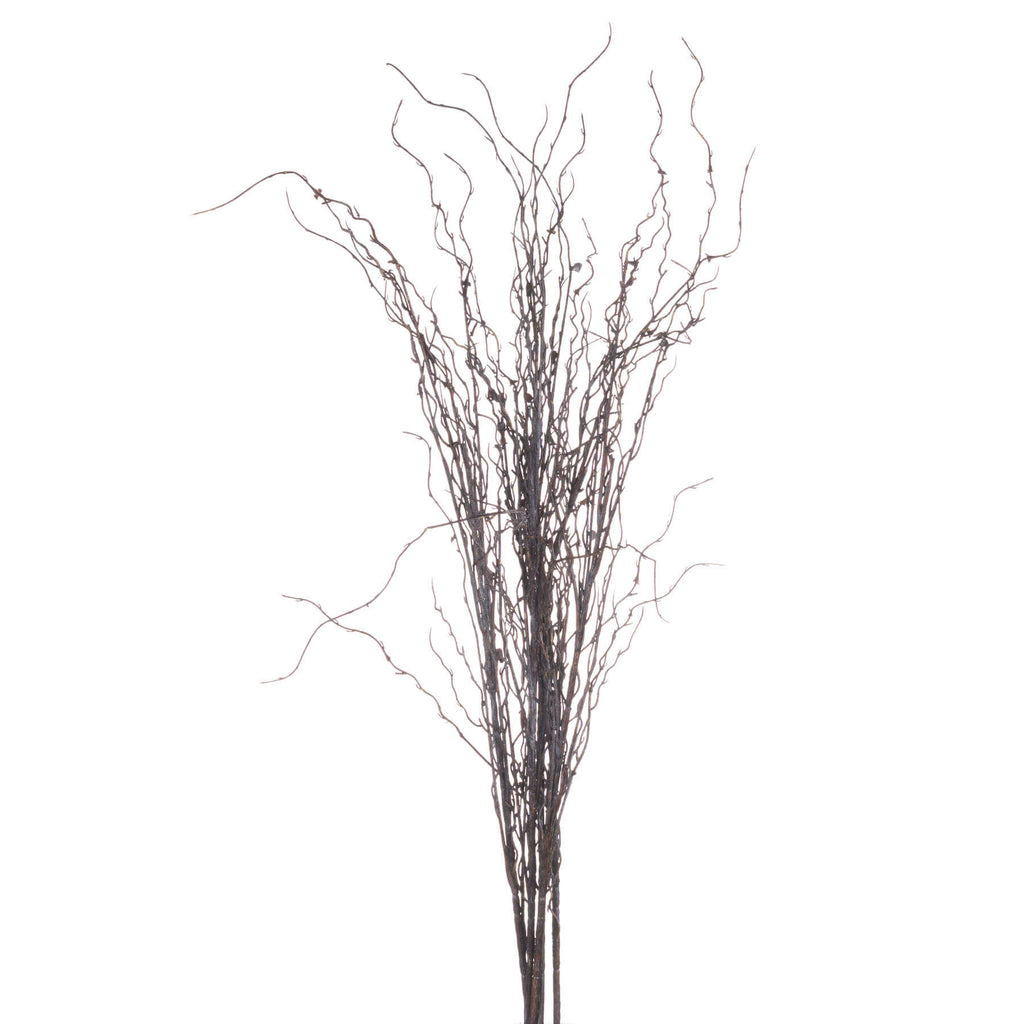 Lifelike brown botanical branch spray, 130cm tall, for elegant home decor with natural texture by Sostter at brixbailey.com