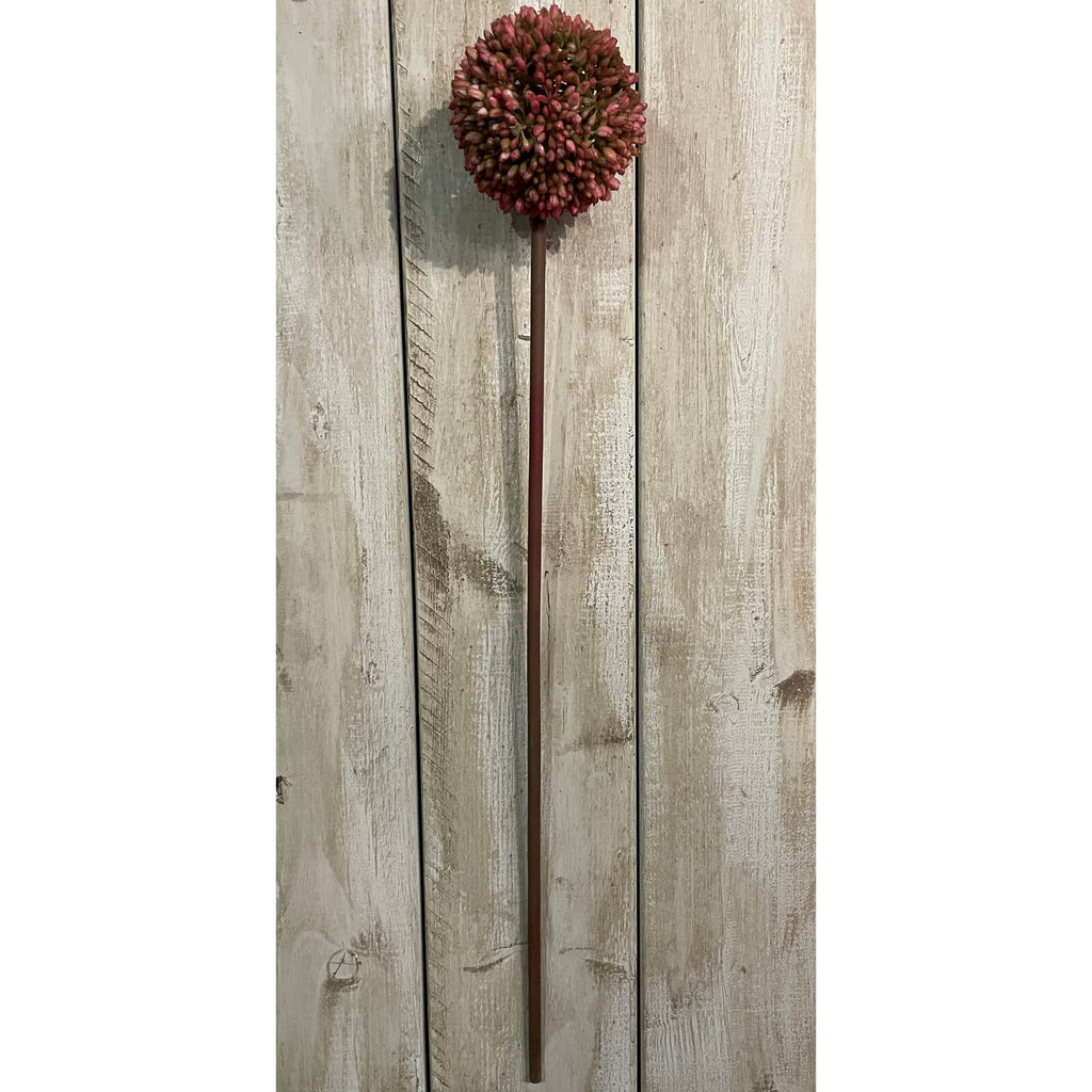 Lifelike pink Allium faux floral stems, 63cm tall, for everlasting botanical home decor  

*(97 characters)*  

âœ… **Keywords:** pink Allium, faux floral stems, botanical home decor  
âœ… **Clear description:** Describes color, type, size, and purpose  
âœ… **Optimized:** Natural keyword inclusion while remaining screen-reader friendly by RoomLondon at brixbailey.com