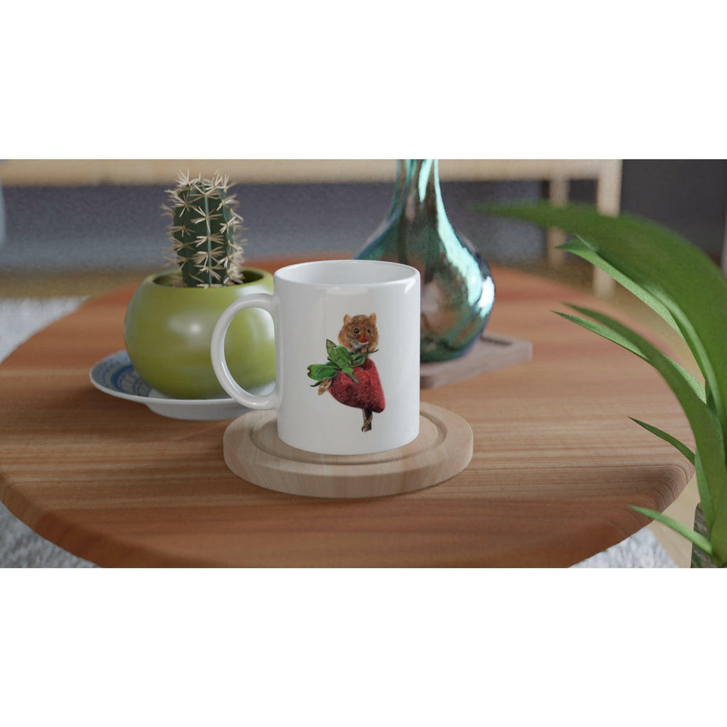 Harvest Mouse Mug – 11oz Ceramic Wildlife Coffee Cup