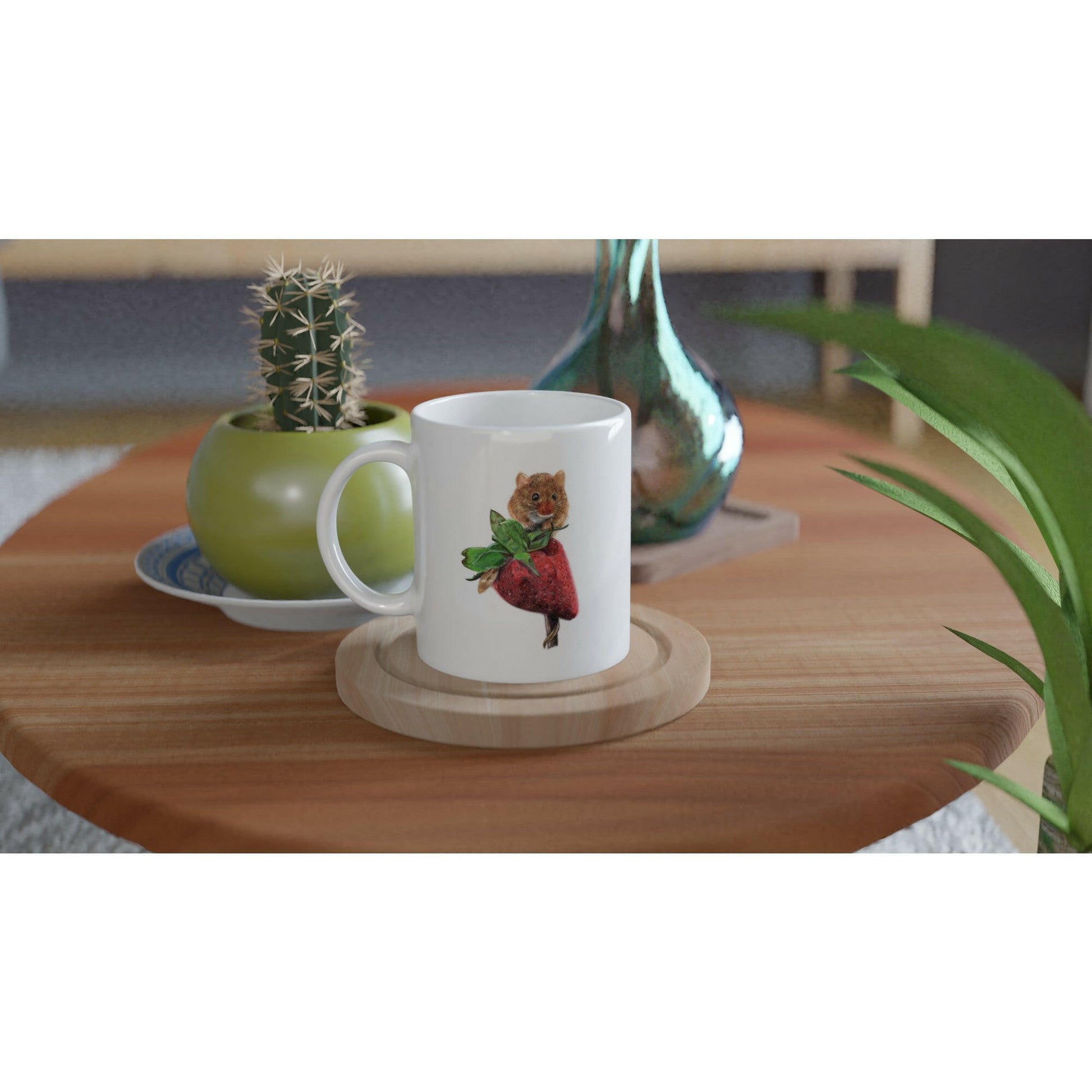 Harvest Mouse Mug – 11oz Ceramic Wildlife Coffee Cup