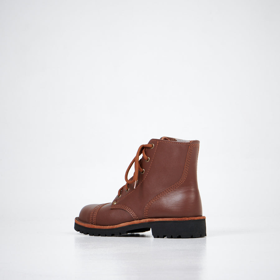 Durable AIPI-PS-2 Military-Inspired Leather Boots – Handmade in Estonia by Aipi at www.brixbailey.com