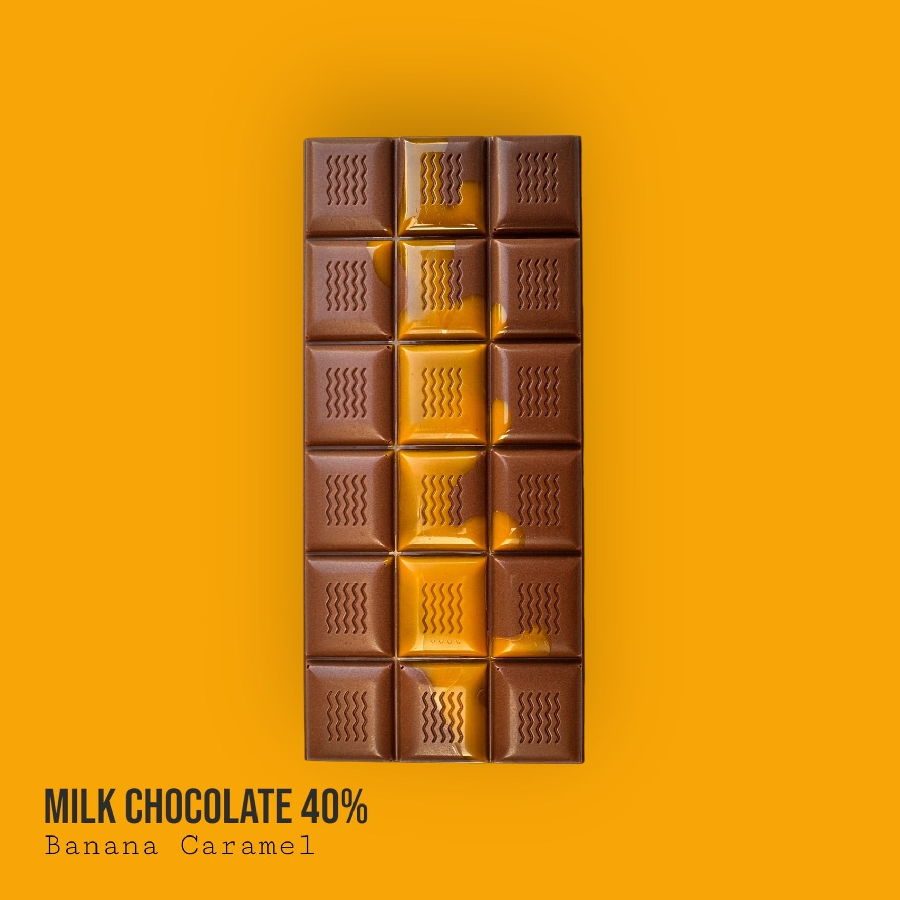 Milk 40% Banana Caramel Bar 120g