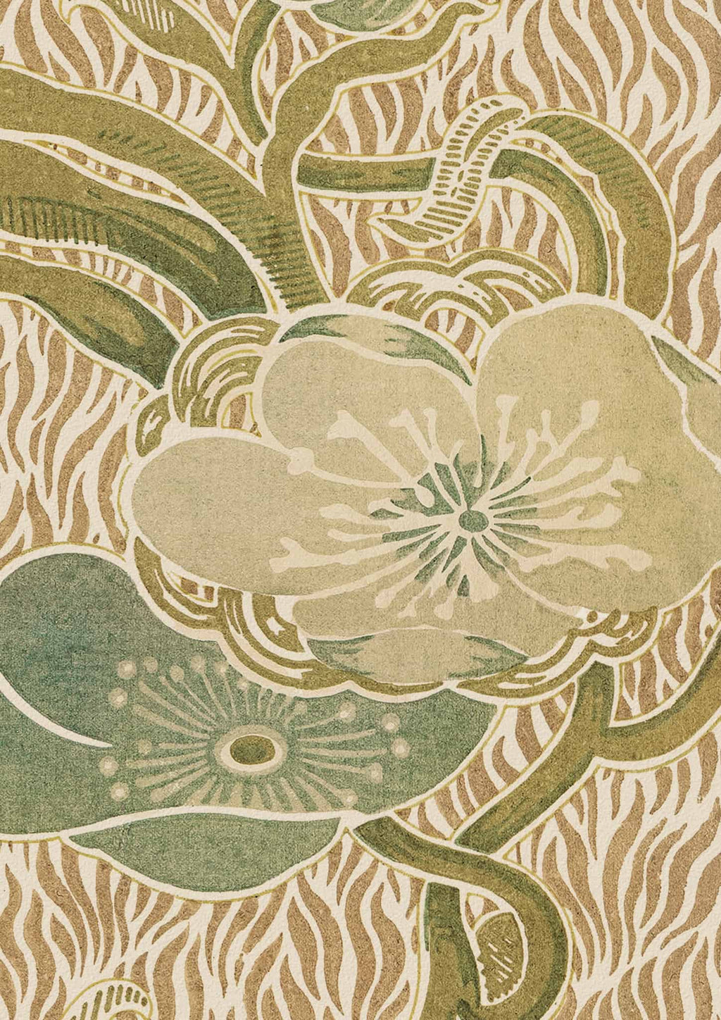 No.017 - Nouveau Blossoms - Vintage Archive Poster Prints