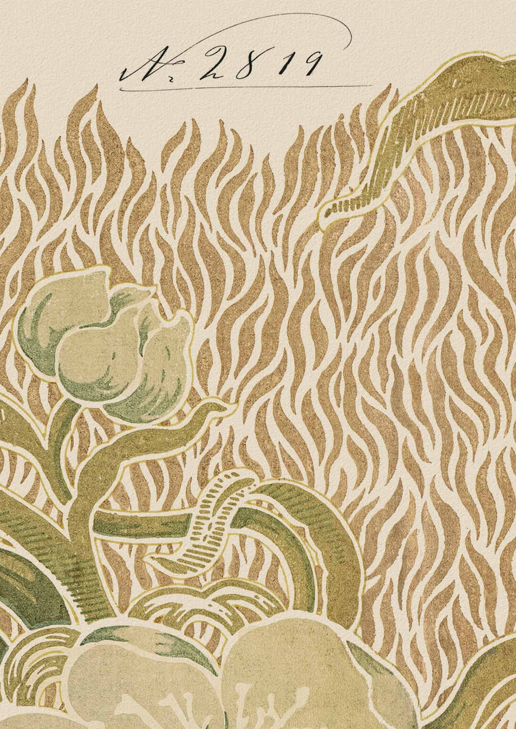 No.017 - Nouveau Blossoms - Vintage Archive Poster Prints