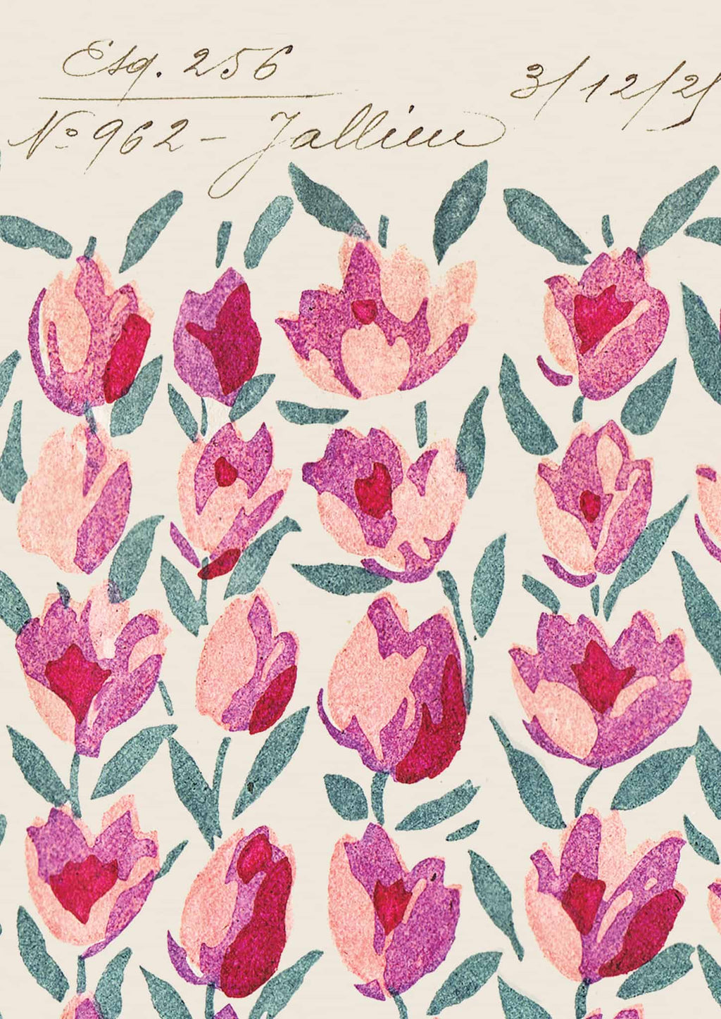 No.014 - Tulip Kisses - Vintage Archive Poster Prints