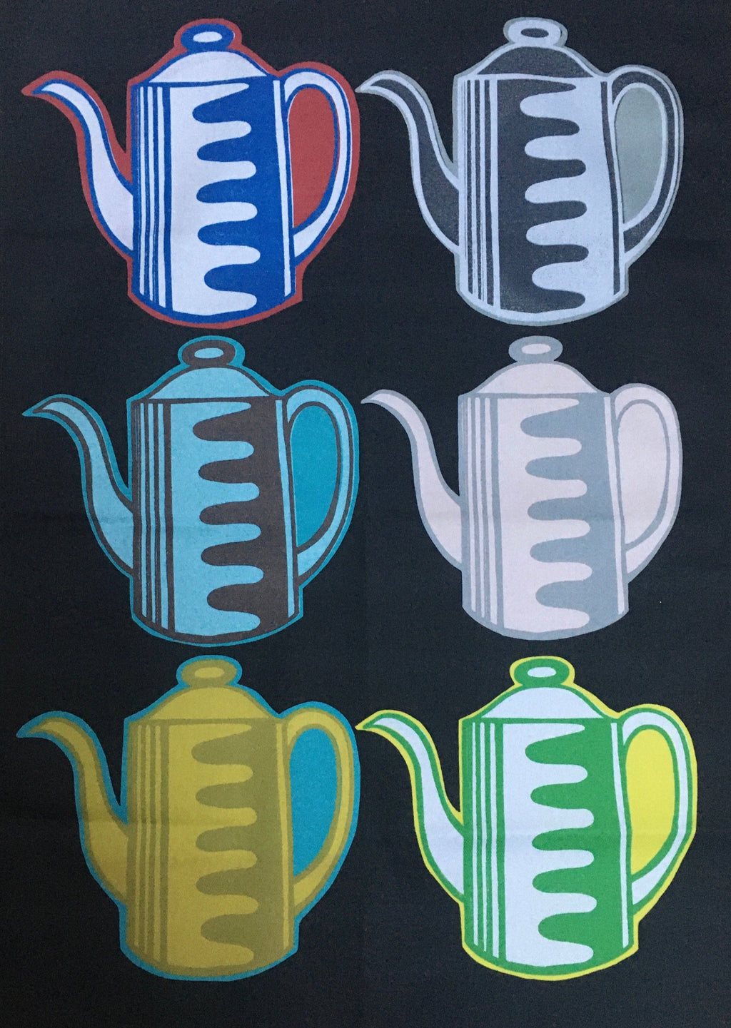Vintage Coffee Pots Tea Towel