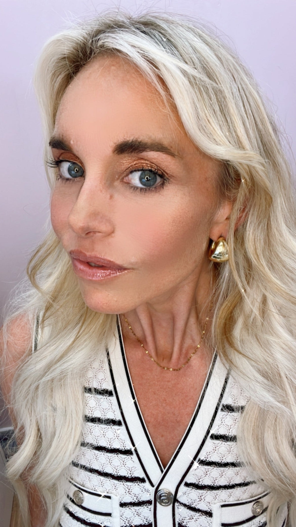 Gold Chain Tassel Necklace with Bar Drop