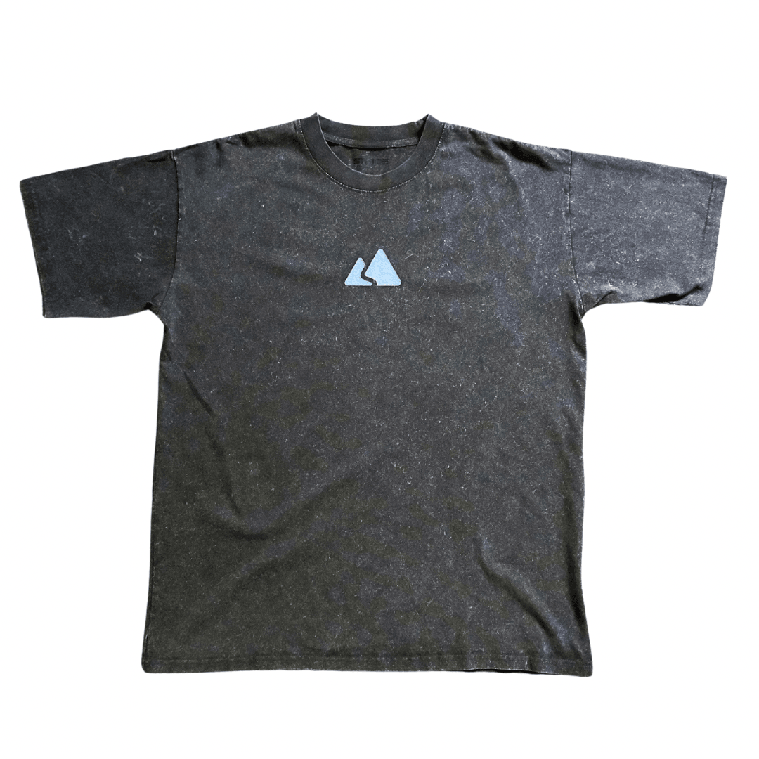 Washed Grey Cotton Drop Shoulder Oversized Tee Unisex