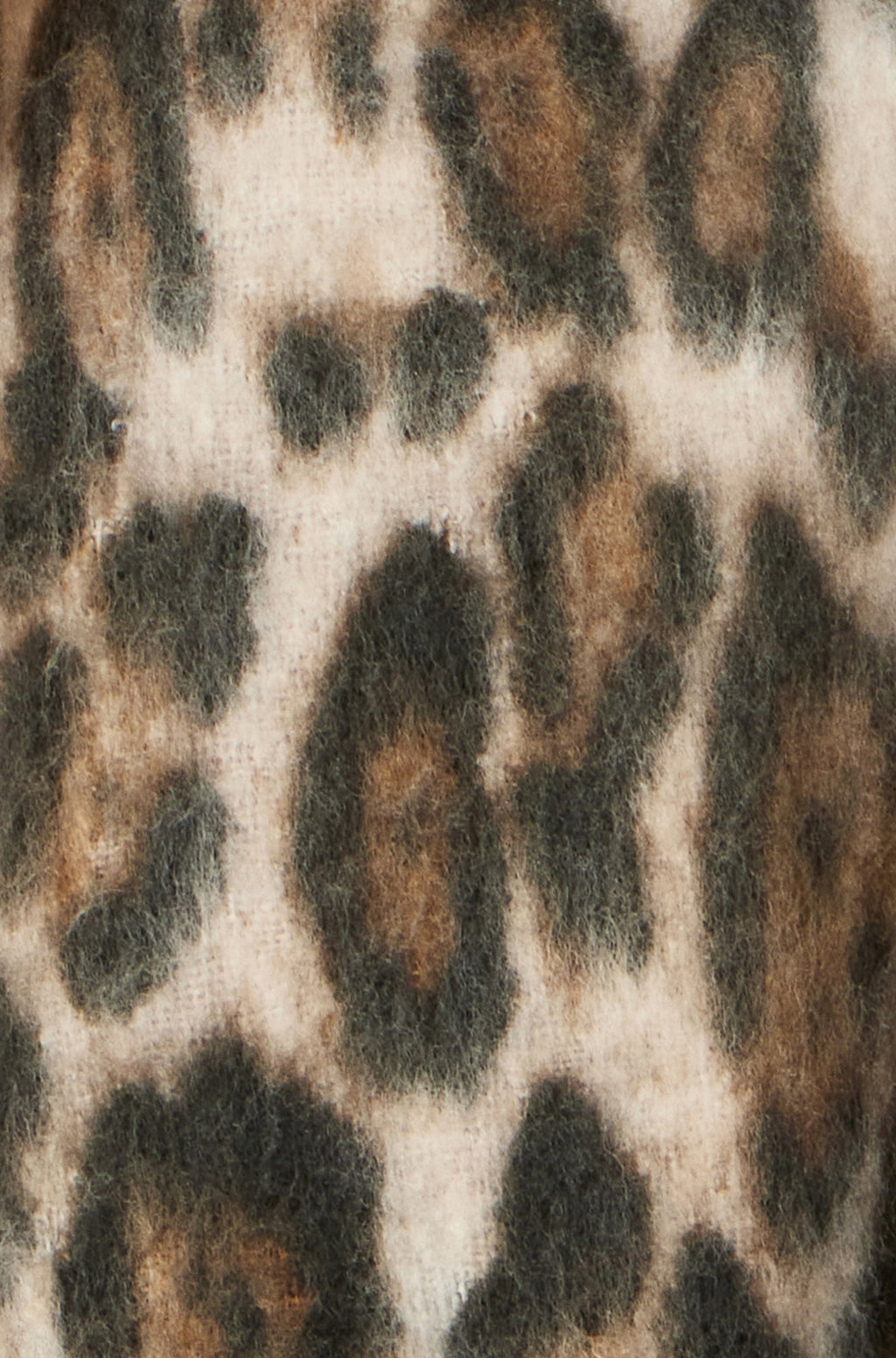 Yumi Brown Leopard Print Soft Scarf