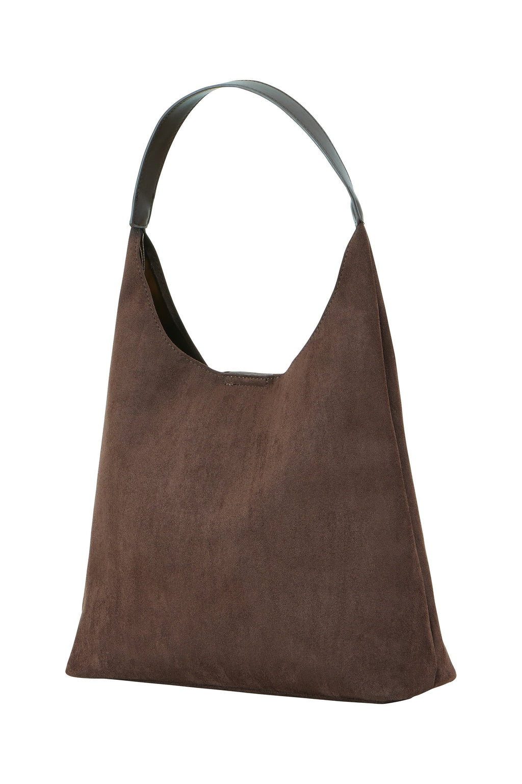 Yumi Brown Shoulder Bag With Inside Bag