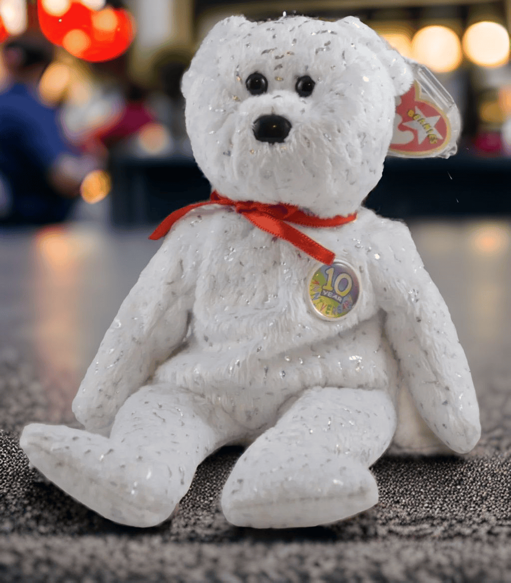 Beanie Babies Decade Anniversary Bear"