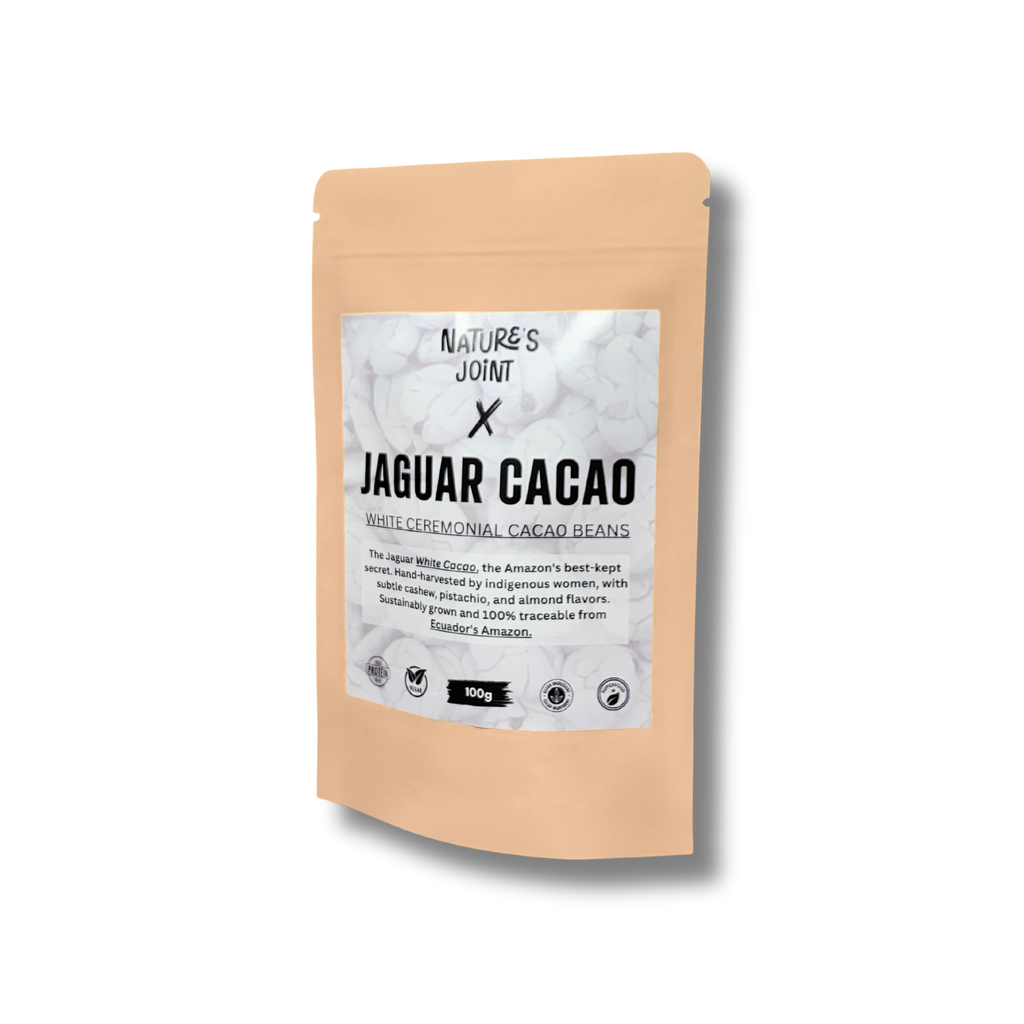 Jaguar (white) cacao beans