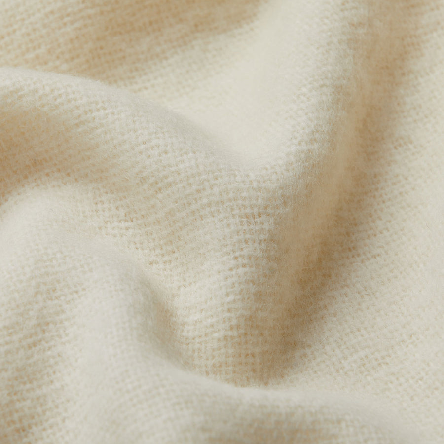 Natural Alpaca Wool Throw - Classic