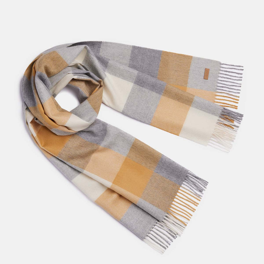 Luxury Baby Alpaca Scarf – Checks & Geometry, Soft & Durable by Alpaka at brixbailey.com