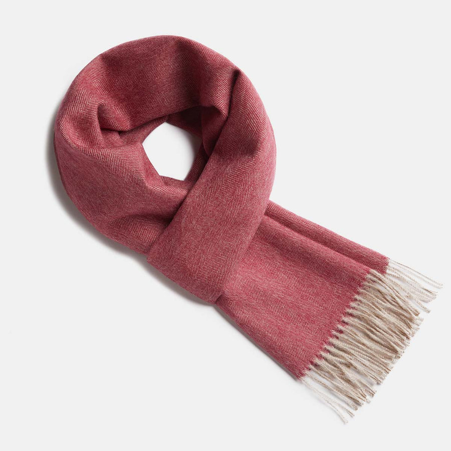 Exclusive Fishbone Baby Alpaca Scarf – Luxurious & Allergy-Free by Alpaka at brixbailey.com