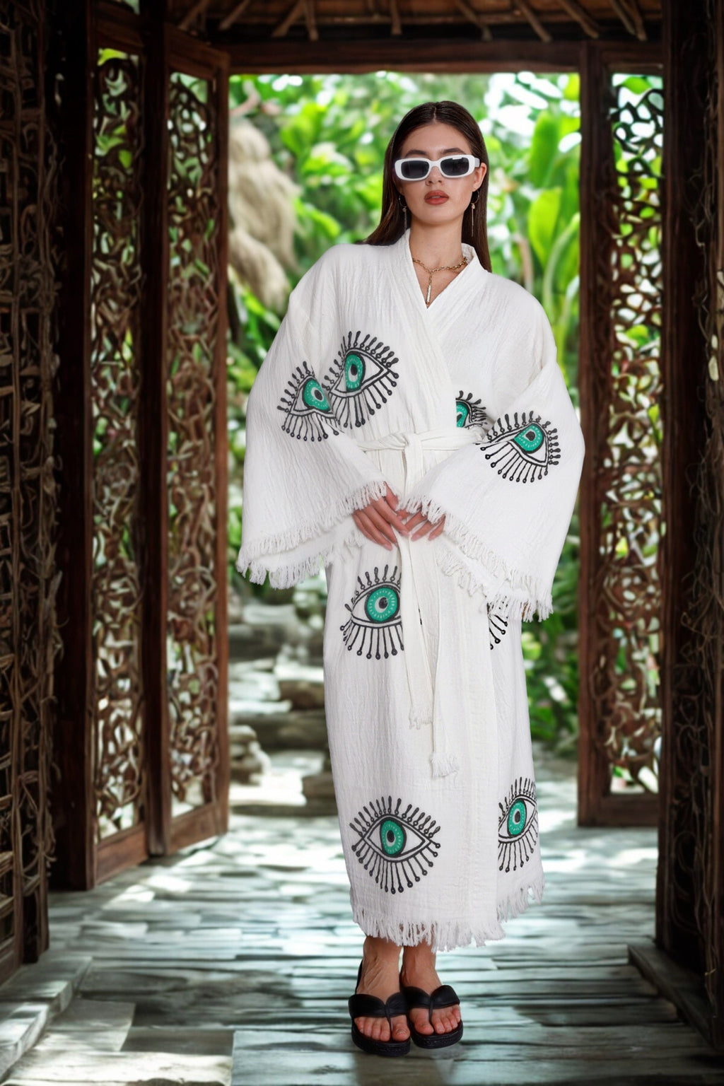 Jade Spirit Organic Cotton Kimono